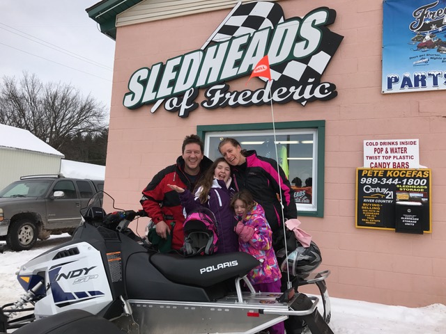 Canadian Family, new sleds, new riders