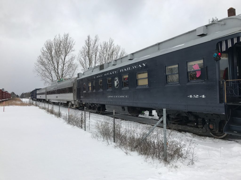 Christmas train makes stop in Grayling 