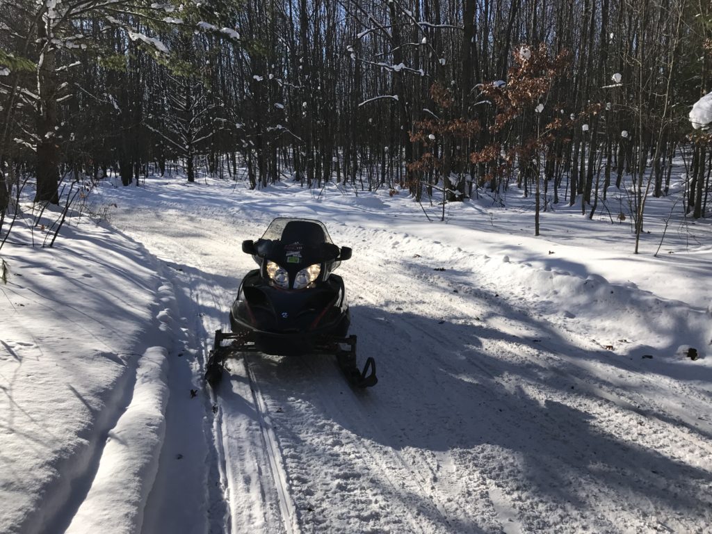 my sled on trail 79