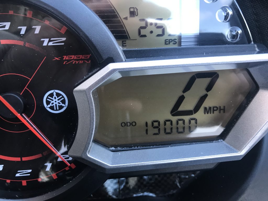 2012 Yamaha just hit 19,000 miles