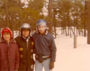 1978, Grayling my brothers Ziggy & Alex and Dimitri 