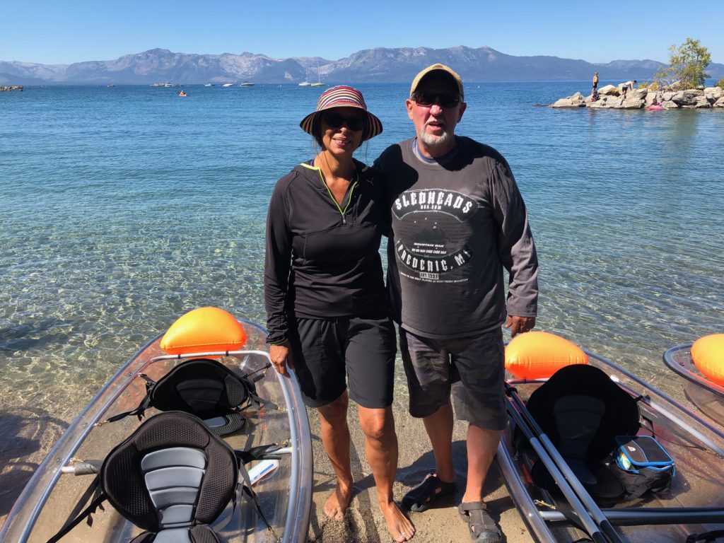 Ray & Cindy Stewart sent this in from Lake Tahoe, looks nice to me