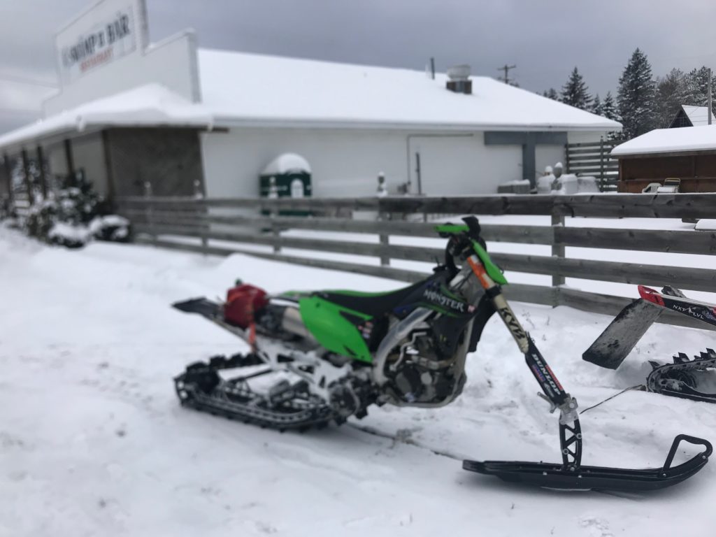 snow bike at the Swamp II