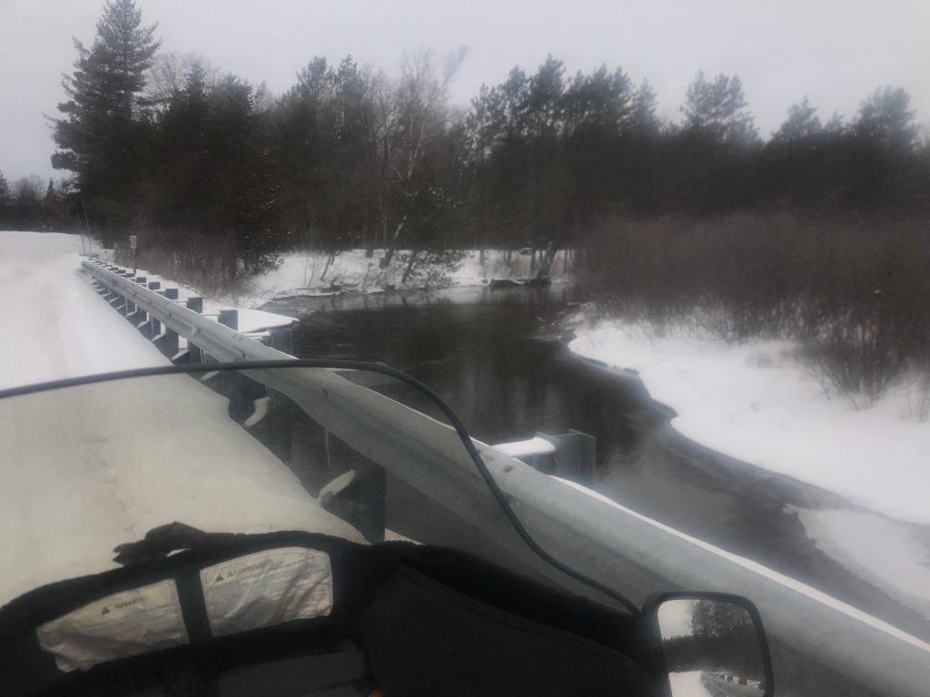 Manistee River CCC Bridge , sunday morning