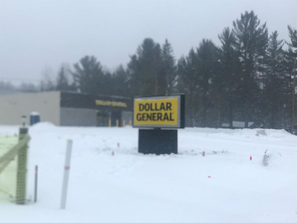 Frederic Dollar General sign is up