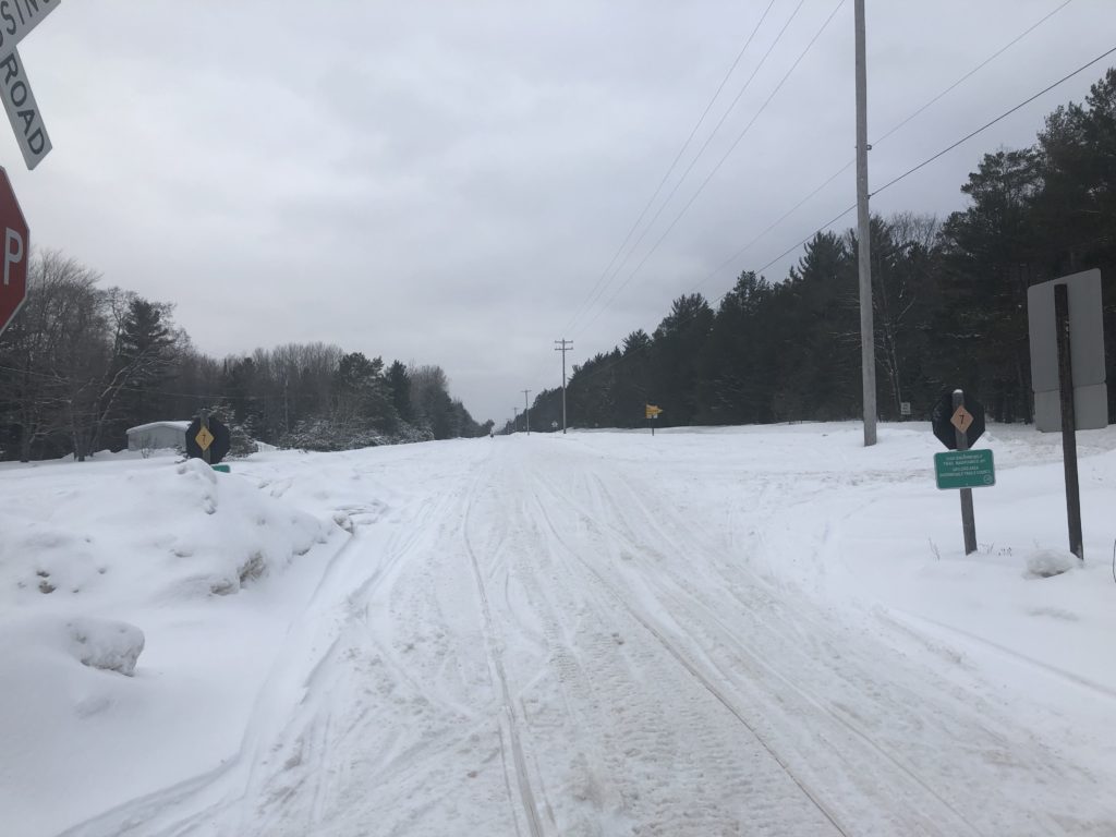 trail 7 looking north to gaylord at hulbert road